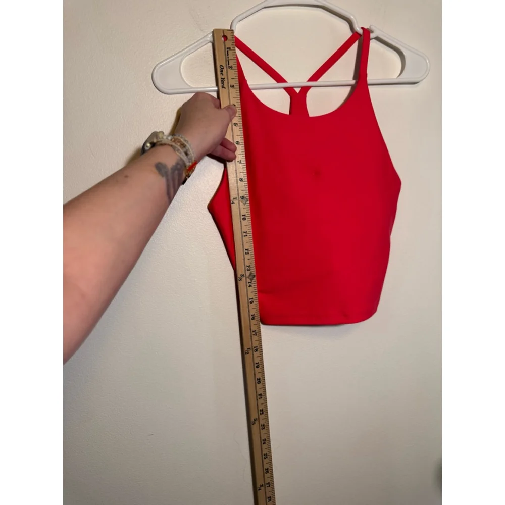 Women's Old Navy Active Crop Tank Top Size S Neon Pink - Picture 5 of 10